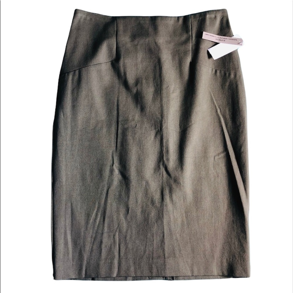 NWT METAPHOR | Olive Green Classic Pencil Skirt Office Workwear Suit Separate